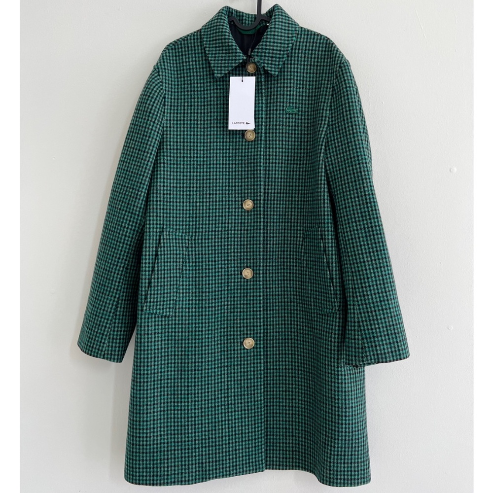Lacoste Women's Long Wool Blend Coat